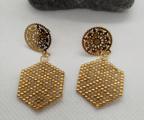 Boucles d'oreilles miyuki