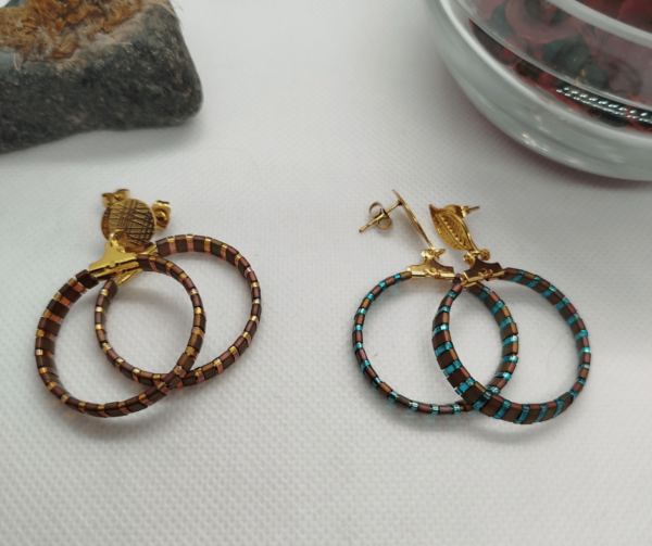 Boucles d'oreilles miyuki