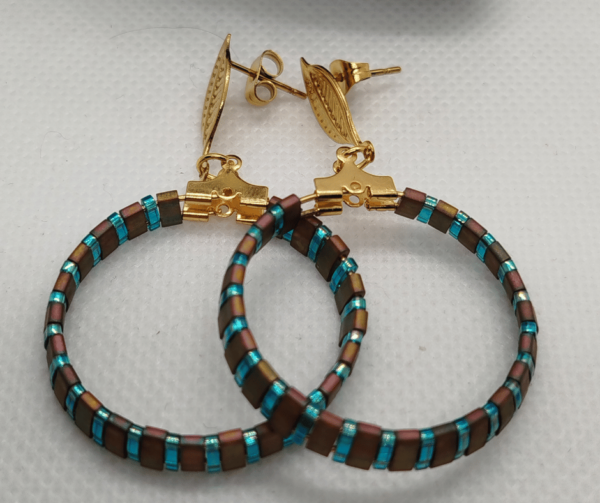 Boucles d'oreilles miyuki
