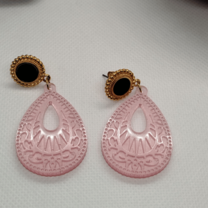 Boucles d'oreilles epoxy resine