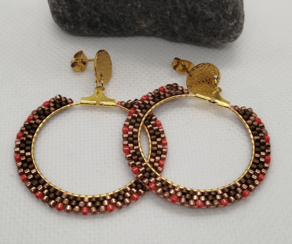 Boucles d'oreilles miyuki