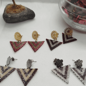 Boucles d'oreilles perle miyuki