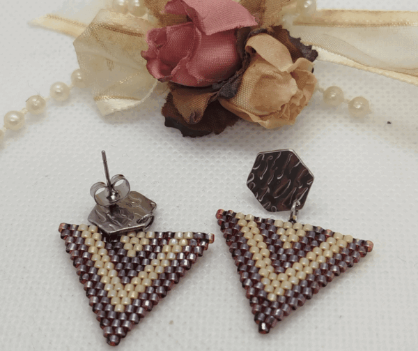 Boucles d'oreilles perle miyuki