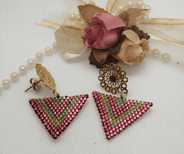 Boucles d'oreilles perle miyuki