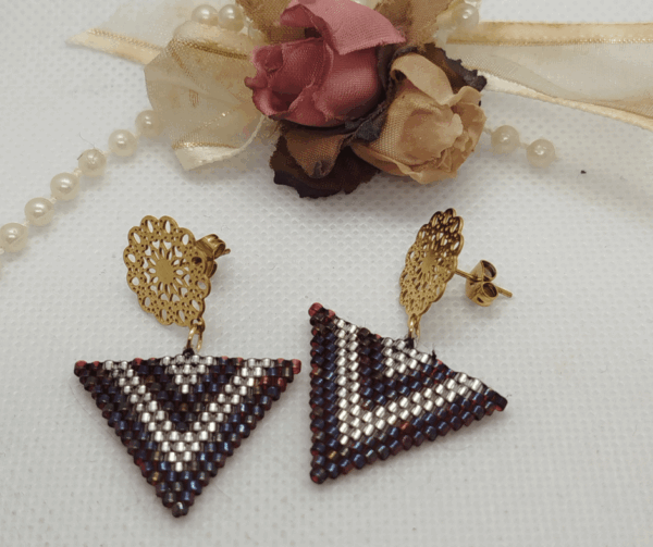 Boucles d'oreilles perle miyuki