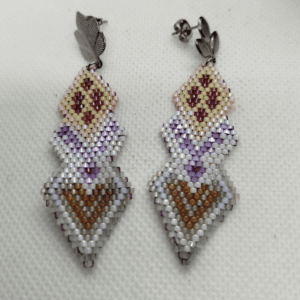 Boucles d'oreilles perle miyuki