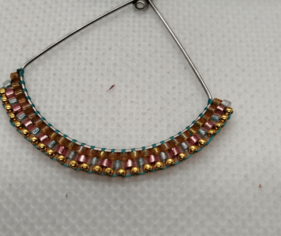 Boucles d'oreilles perle miyuki