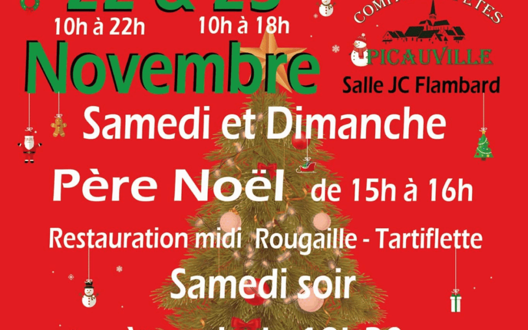🎨 Prochain marché : « Marché de Noël de Picauville »