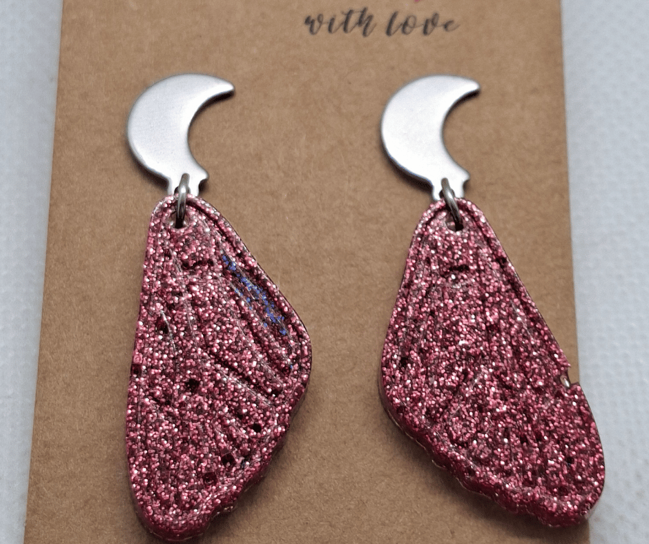 Boucles d’oreilles Sakura Kasumi en résine époxy | CREAS BY EA – Image 4