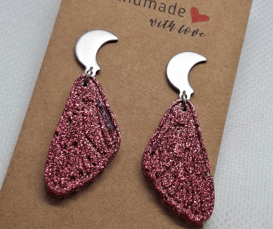 Boucles d’oreilles Sakura Kasumi en résine époxy | CREAS BY EA – Image 6