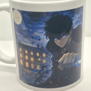 Mug manga nocturne Tsukikage illustration bleue lunaire
