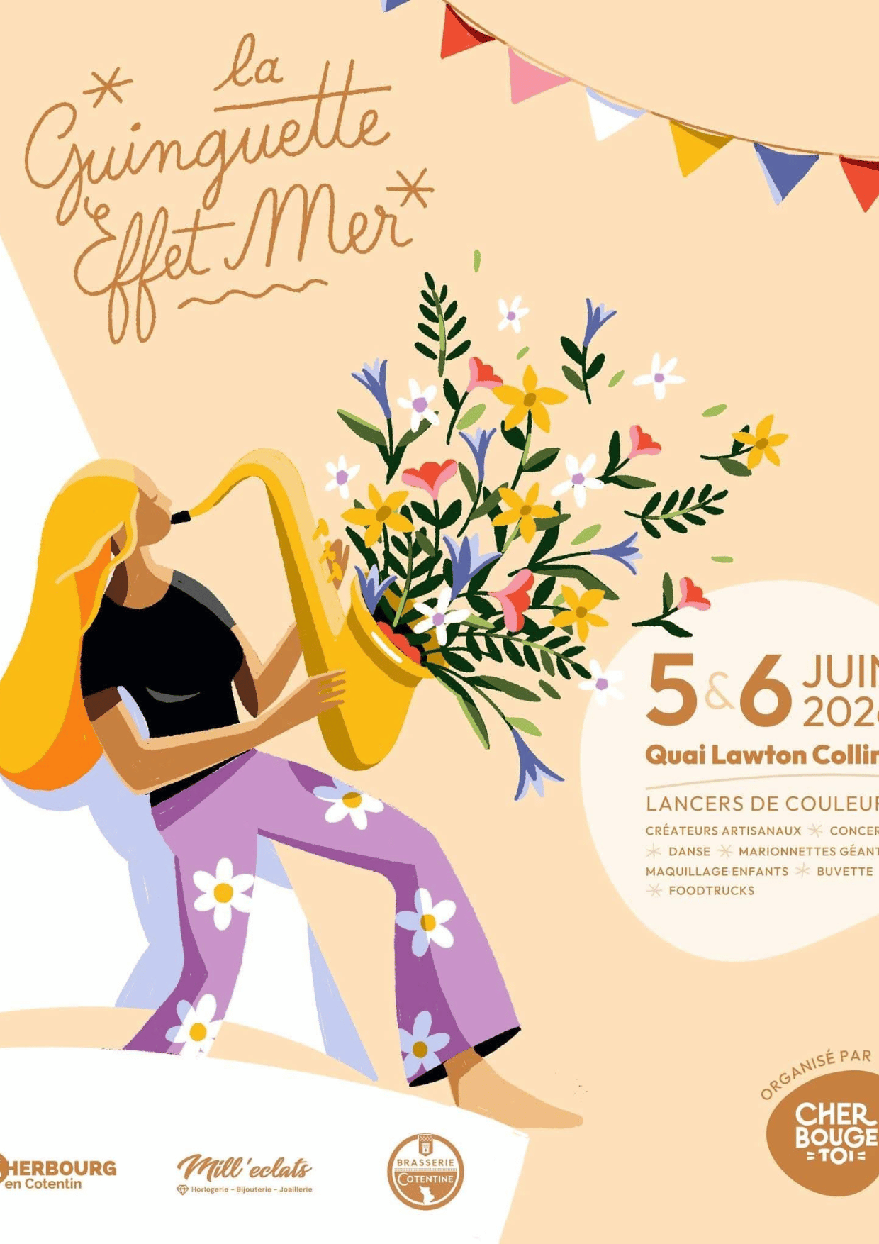 cité de lanmer affiche guinguette Effet Mer 2026 à Cherbourg