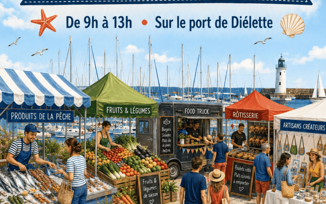 Marché estival Diélette 2026 | Créas By E.A le 16 août