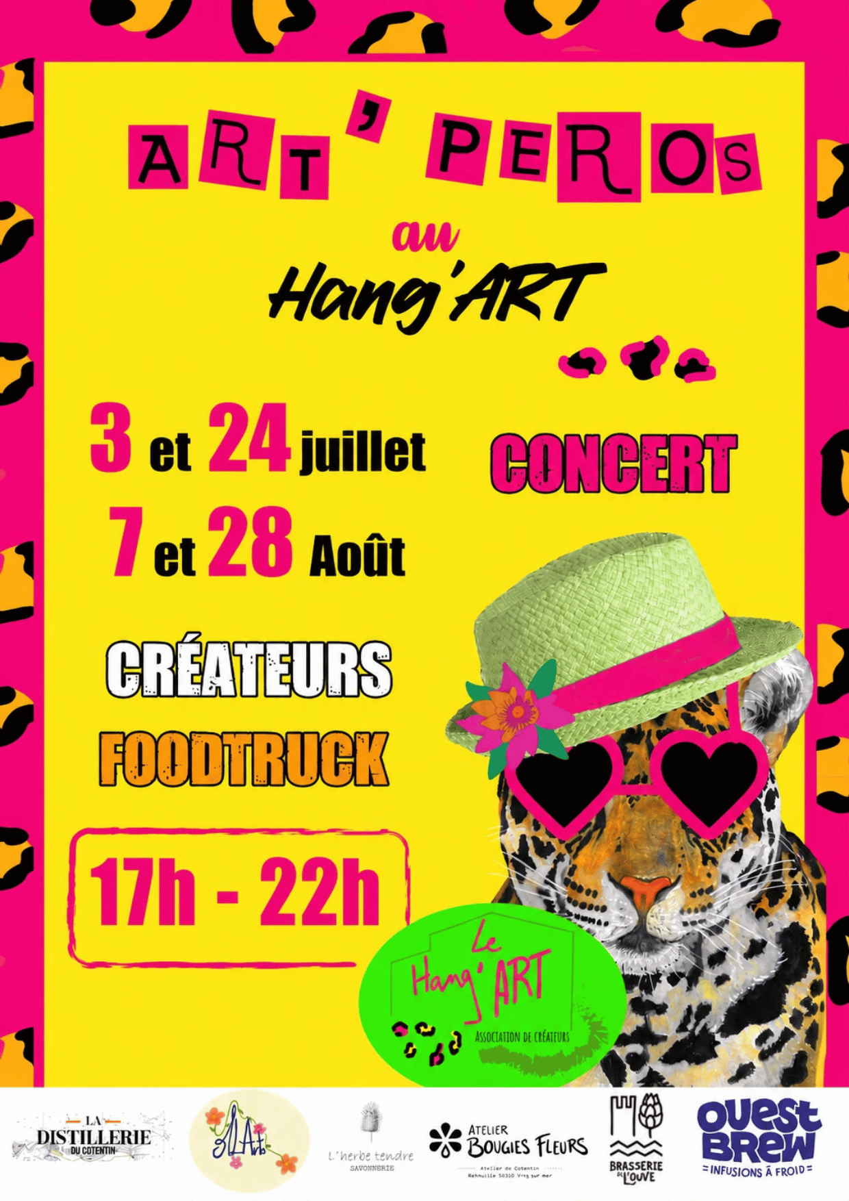 Marché de créateurs à Martinvast – affiche des Art’Péros au Hang’Art 2026