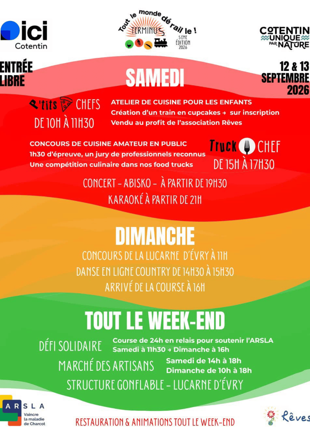 Affiche du marché artisanal Barneville-Carteret des 12 et 13 septembre 2026